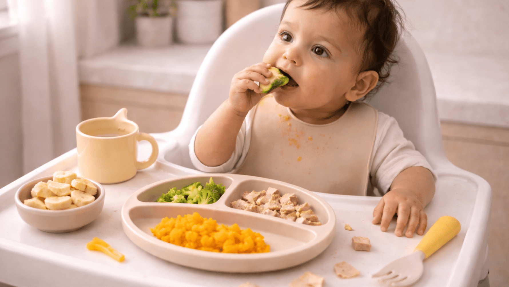Alimentación de 6 a 12 meses: qué ofrecer y cómo organizarte - Vegenanito