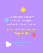 Menú semanal de loncheras - Vegenanito