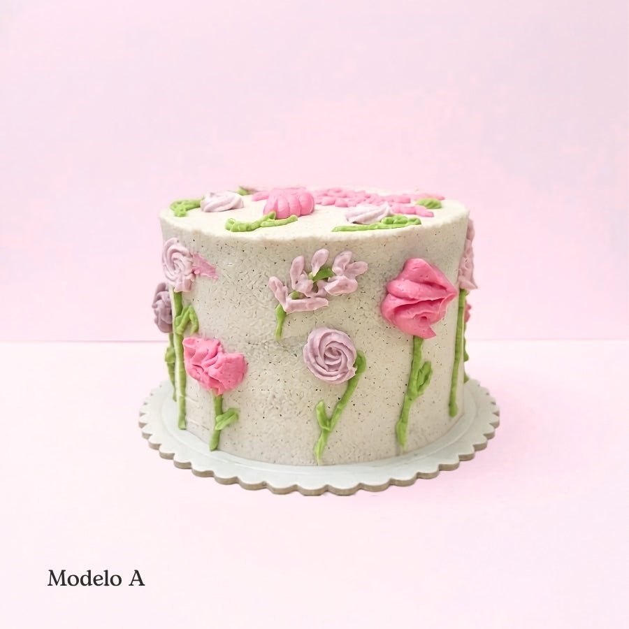 Torta Flores - Vegenanito
