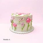 Torta Flores - Vegenanito