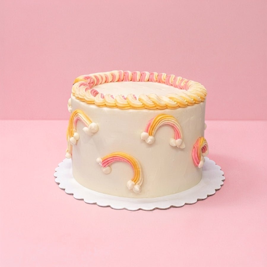 Torta arcoiris - Vegenanito
