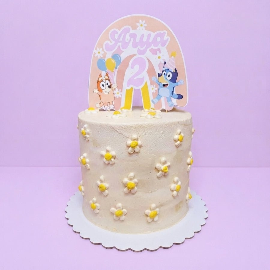 Torta de Bluey y Bingo - Vegenanito