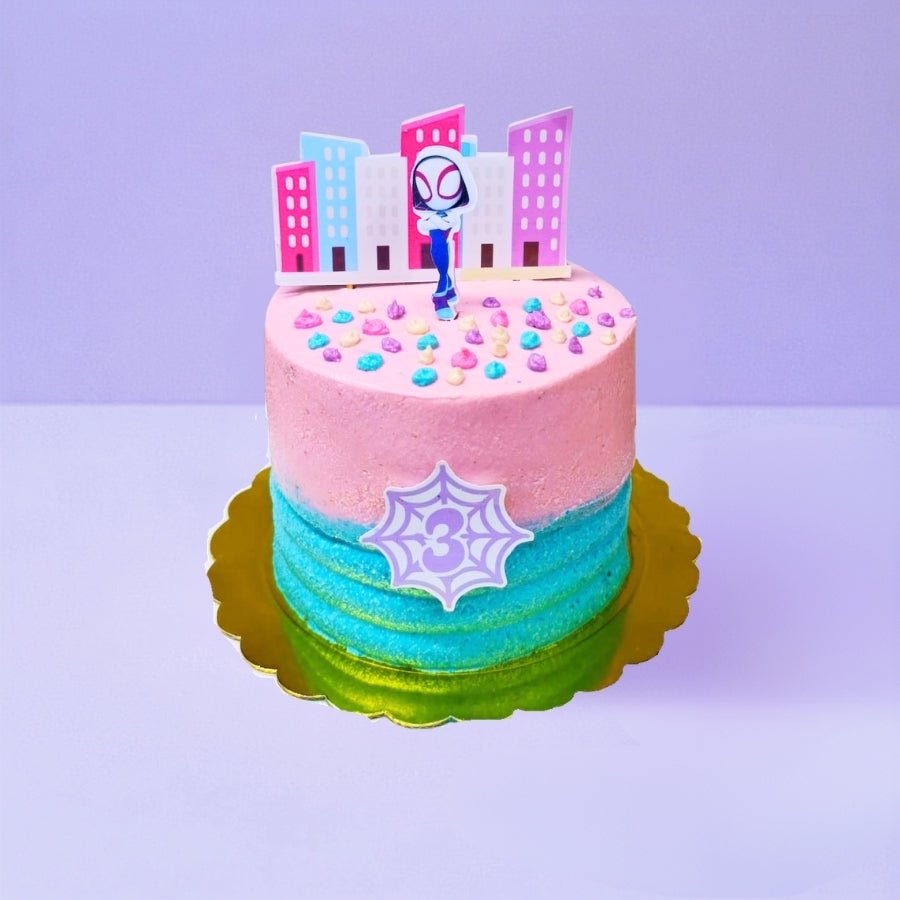 Torta mujer araña - Vegenanito