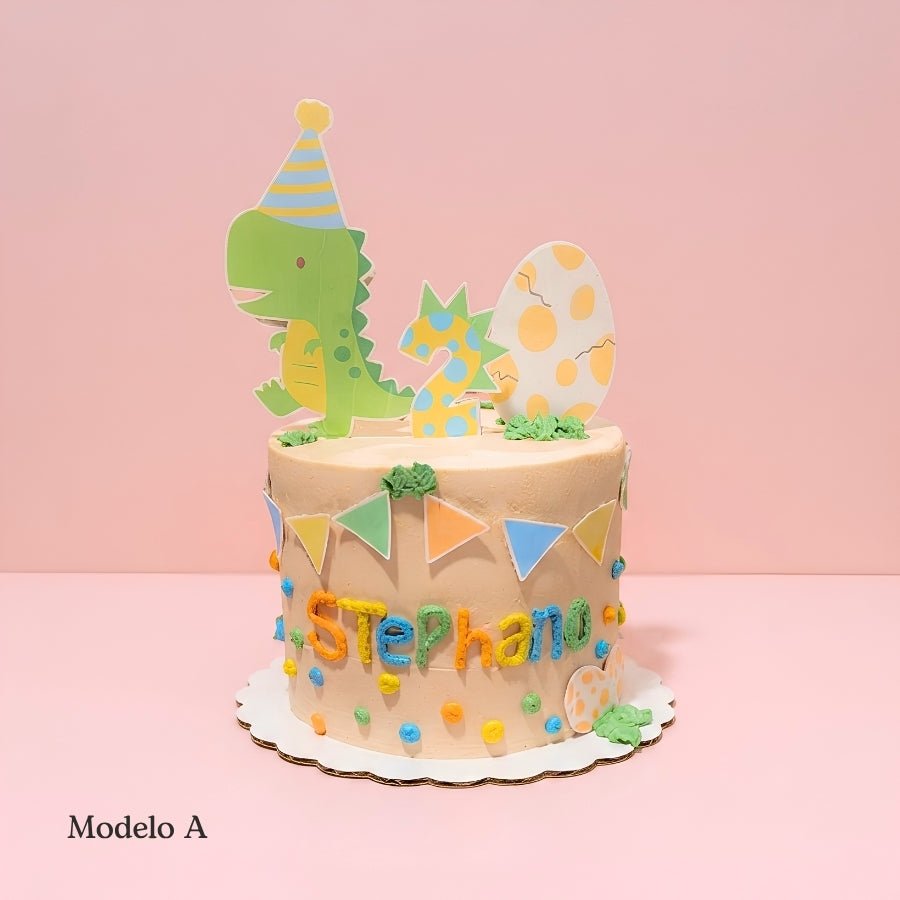 Torta dinosaurio - Vegenanito