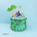Torta dinosaurio - Vegenanito