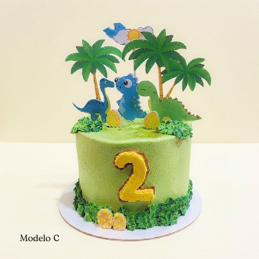 Torta dinosaurio - Vegenanito