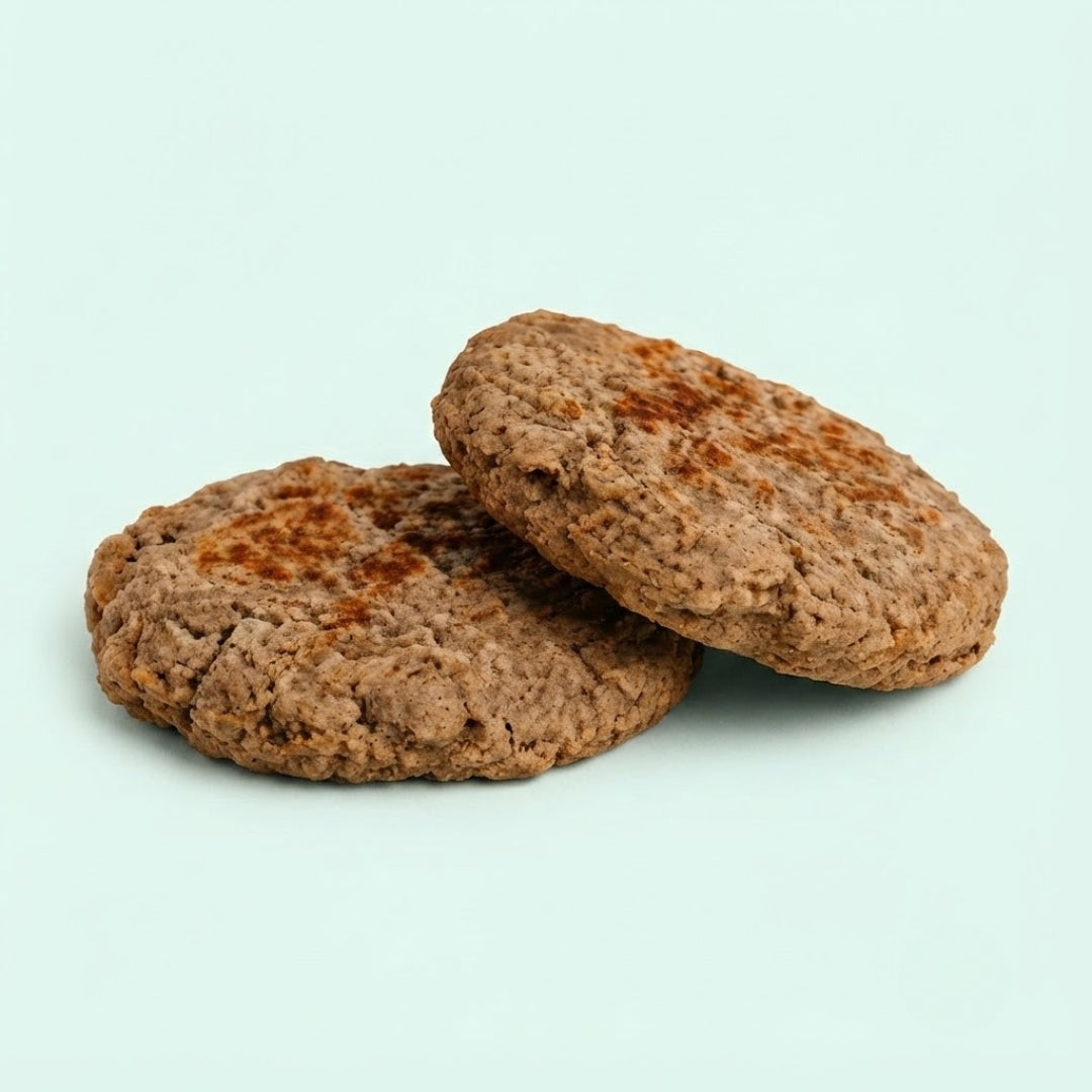 Hamburguesas de lenteja y trigo