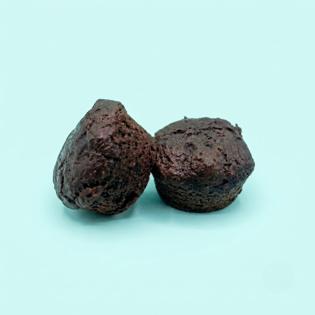 Mini muffins de chocolate