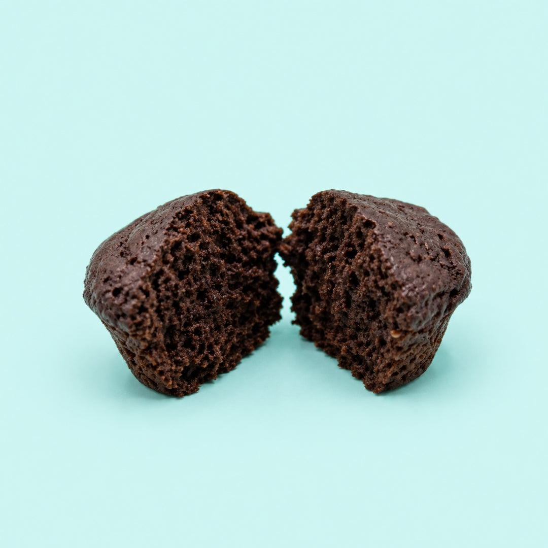 Mini muffins de chocolate