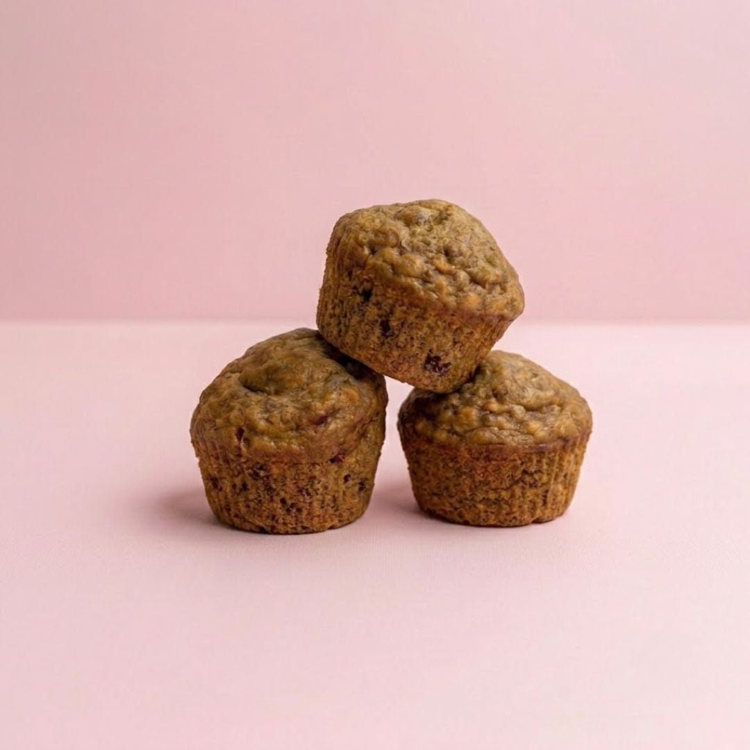 Mini Muffins Plátano - Vegenanito