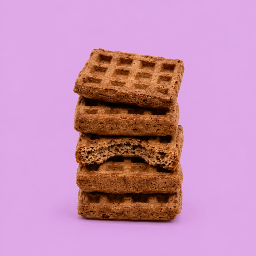 Mini Waffles de Camote