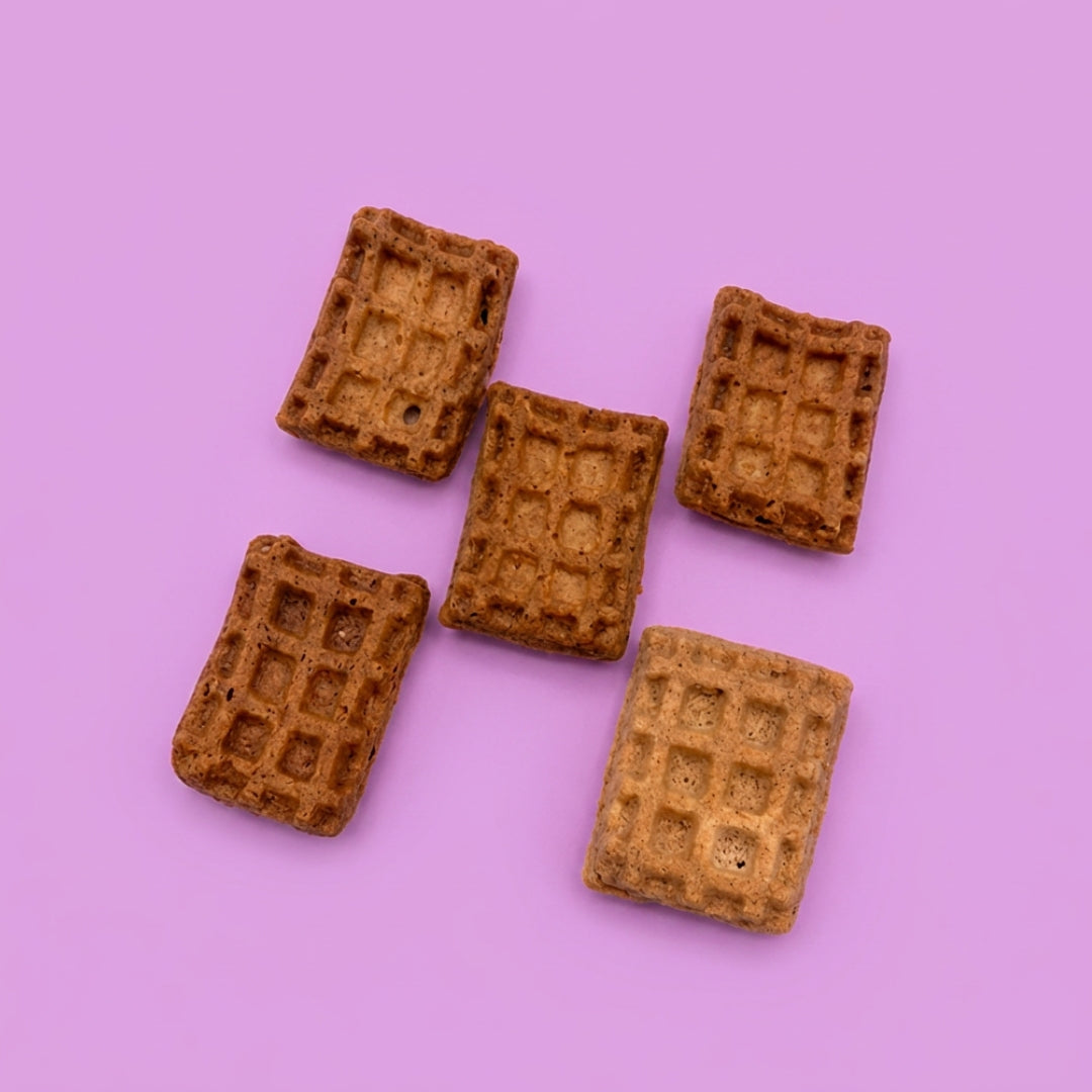 Mini Waffles de Camote