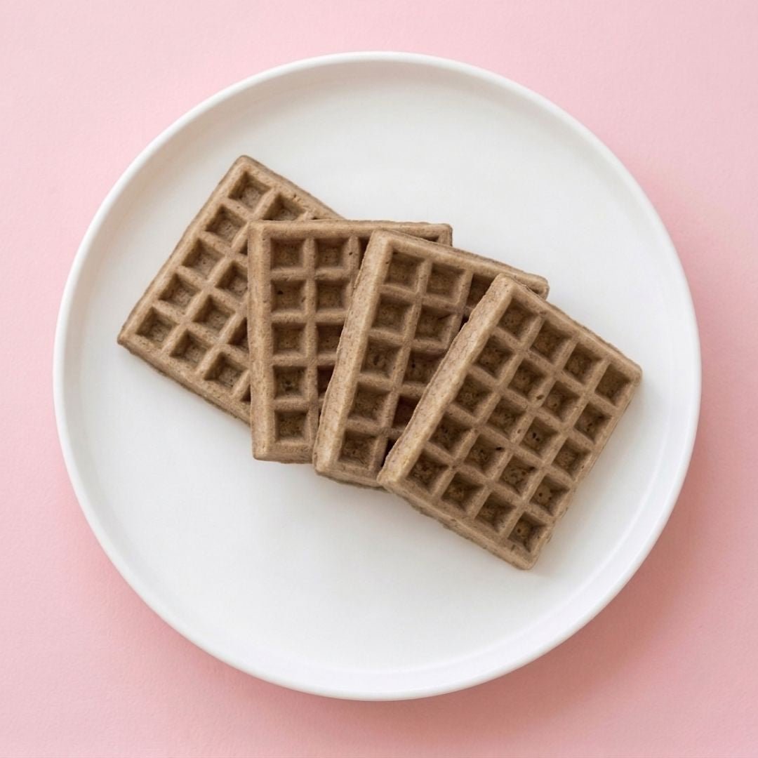 Waffles De Manzana Sin Gluten Congelado (04 Unidades) - Vegenanito