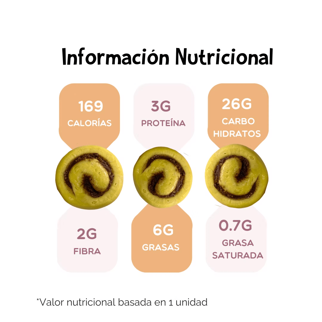 Cinnamon Rolls Congelado (04 Unidades) - Vegenanito