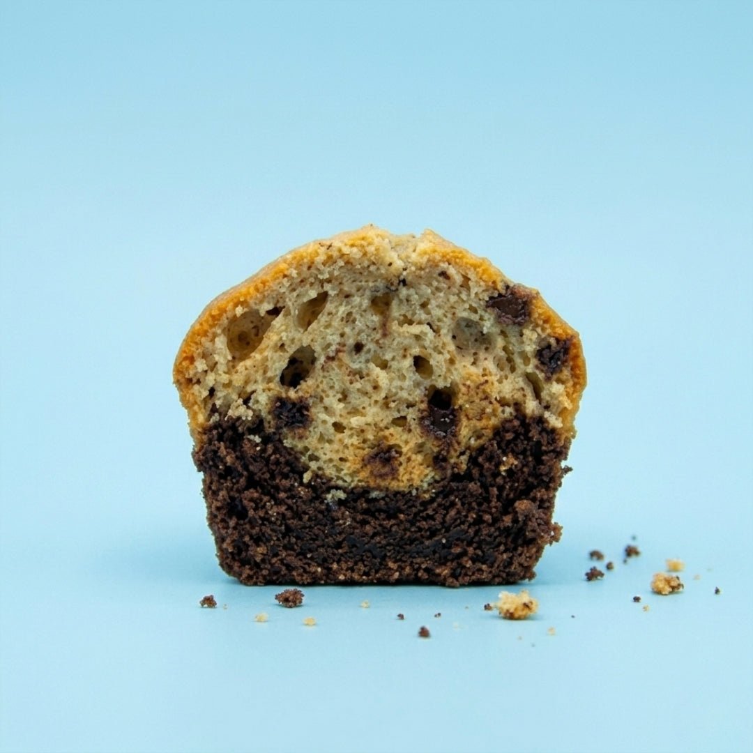 Mini Muffins Marmoleado - Vegenanito
